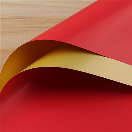 Paper. Film 125 Cm 57 X 57 (20pz) - Rosso + Oro