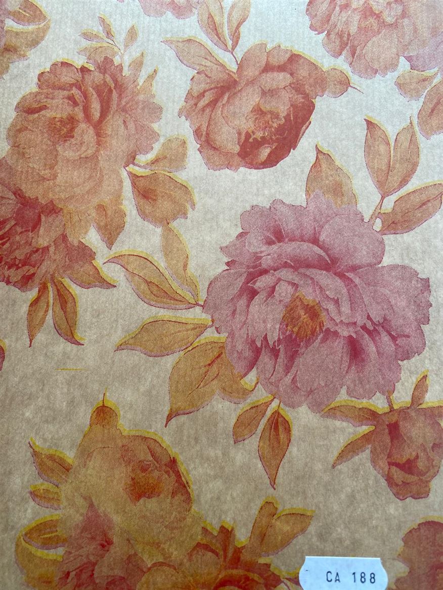 Rotolo Bob. Ekocarta Cm.100 X 25m - Peonie