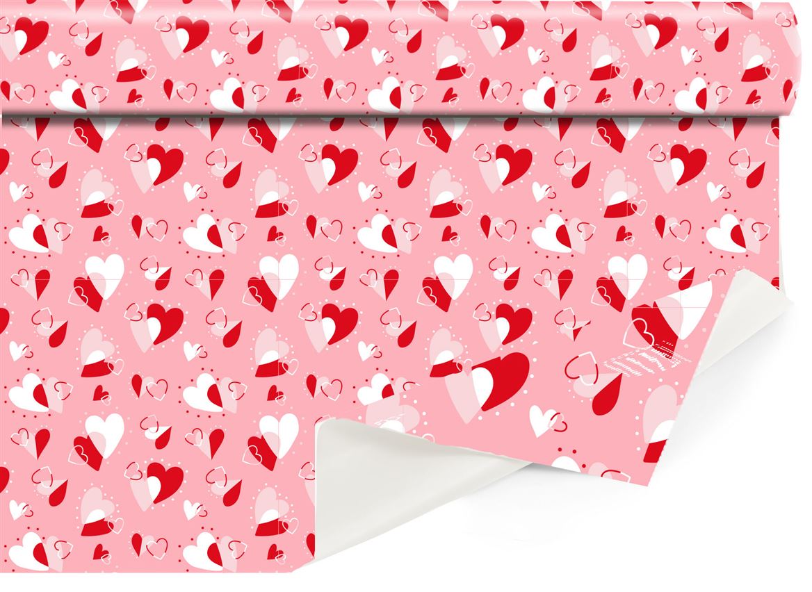 Rotolo Bob. Flamme Rose 0.80 X 40m - Pink