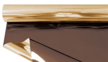 Rotolo Bob. Metal Duo 0.7x50m - Gold-choco