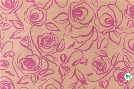 Rotolo Bob. Paper Rose Lilla Cm80 X 25m