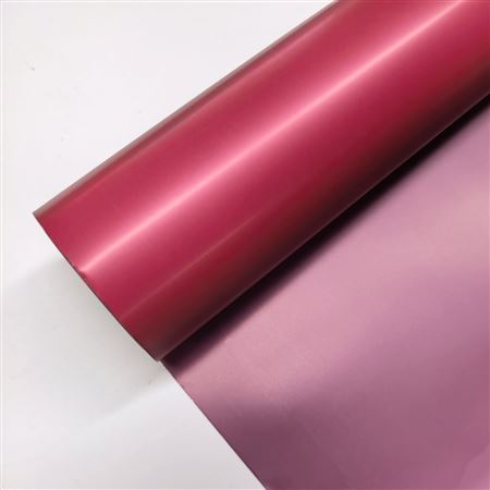Rotolo Bob. Perlato Bicol 50cm X 25m - Rosso Rosso