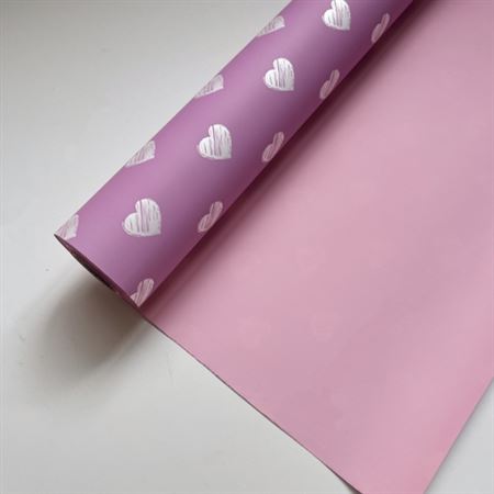 Rotolo Bob. Perlato Cuore Rosa 1x25m