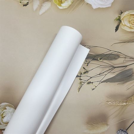 Rotolo Bob. Polymatt Perlato 1x25m- Bianco