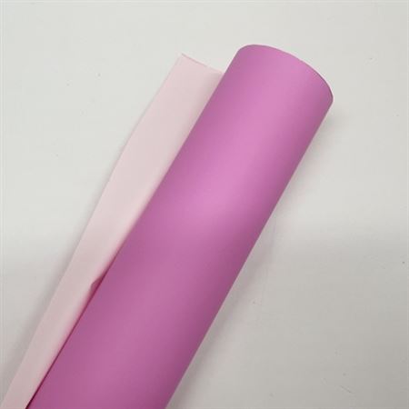Rotolo Bob. Polymatt Perlato Bicolor 1x25m- Rosa