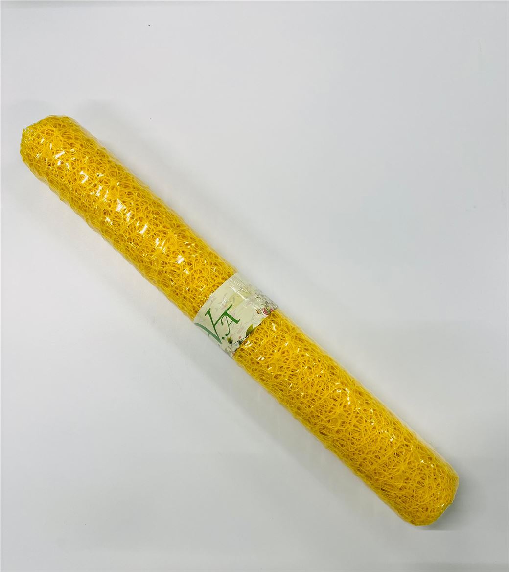 Rotolo Bob. Spider Mesh 50cm X 5 Yards Giallo