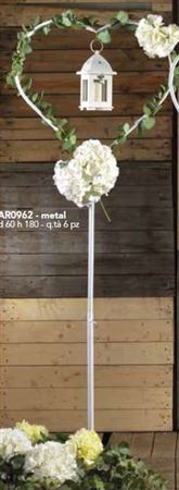 Strutture. Alzata Cuore D.60 H.180cm