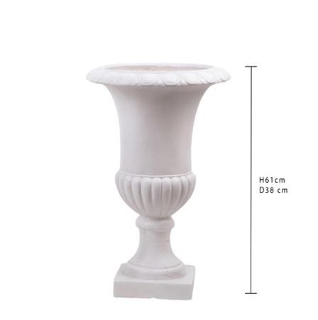 Strutture. Vaso Impero 38x61cm White