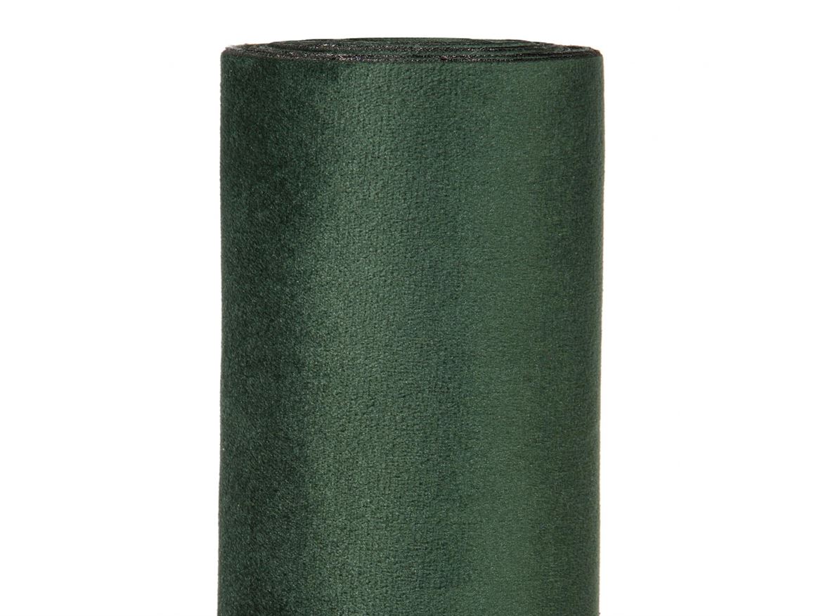 Tessuti. Runner Velluto 48 X 180cm - Verde