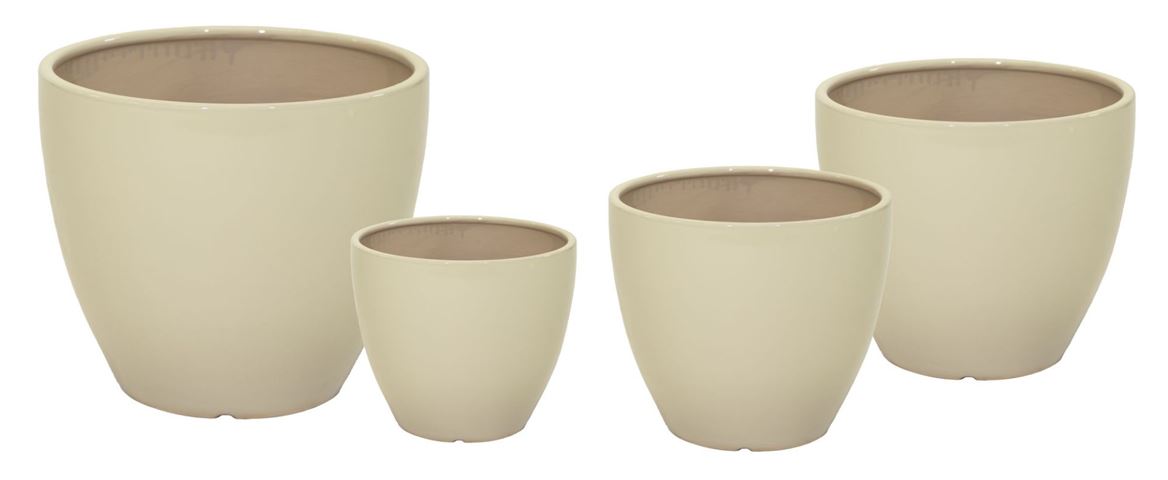 Vasi Ceramica. 4pz Duet Egg Green D15.5/31h13/26
