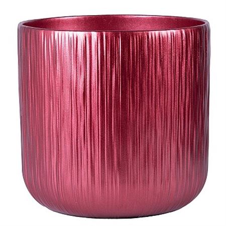 Vasi Ceramica. Caspo Camilla D15h14.5cm - Rosso