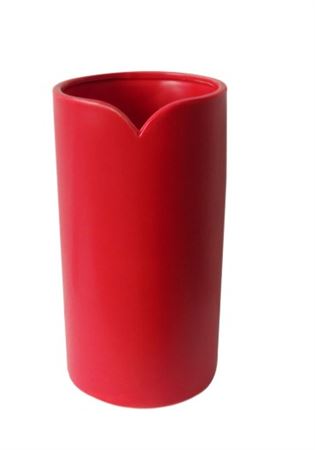 Vasi Ceramica. Cuore Rosso Lucido D.12,5 H.23