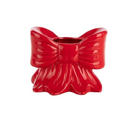 Vasi Ceramica. Fiocco Rosso 25x20 H18cm