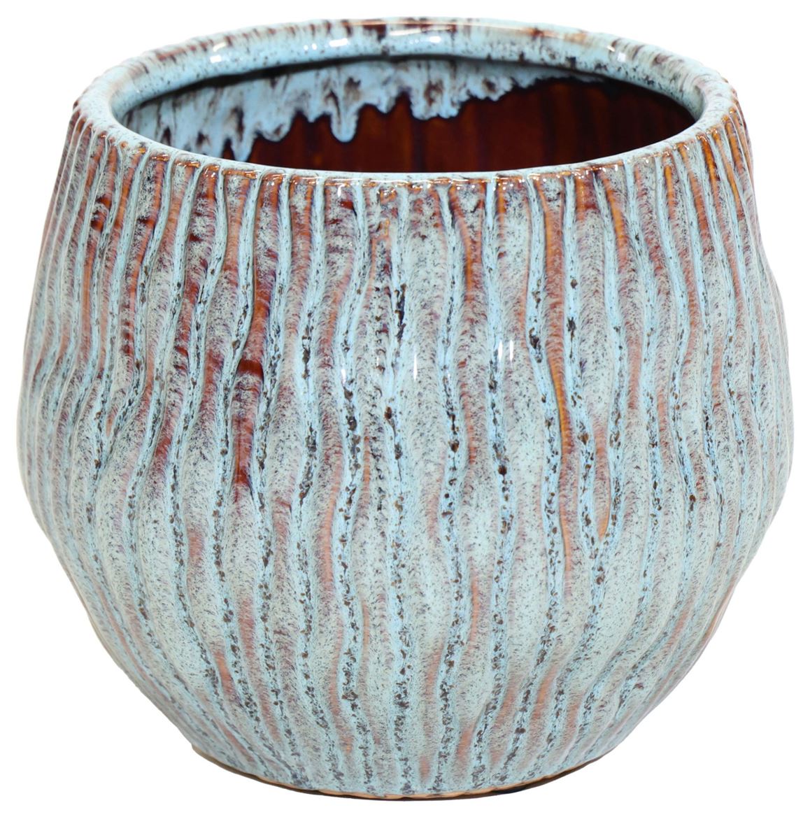 Vasi Ceramica. Ide Wave Egg Pot D21h18.5 - Mint