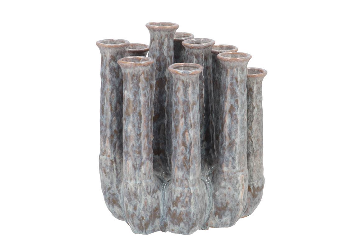 Vasi Ceramica. Inga Jahra Grey Tube 26x17x29cm