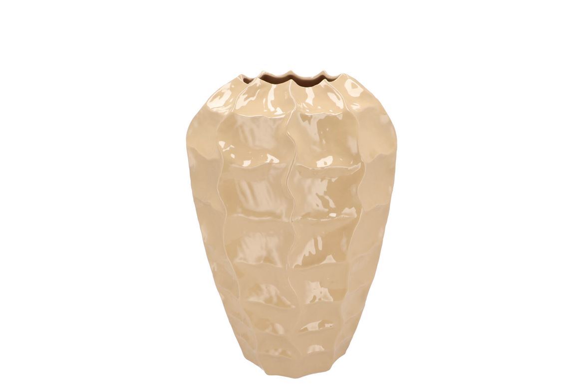 Vasi Ceramica. Lima Beige 22x22x29cm