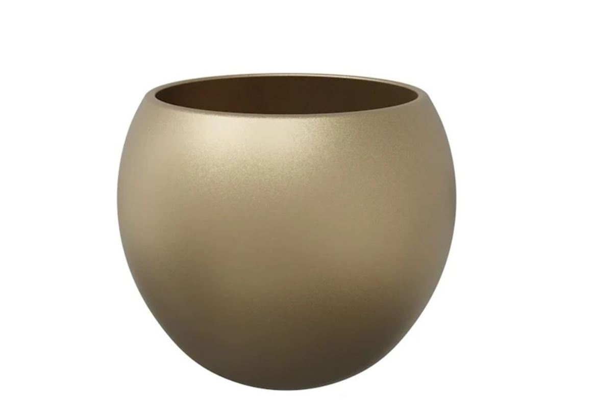 Vasi Ceramica. Lisa140 Pearl Gold D12.5 H13.5cm