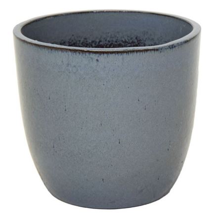 Vasi Ceramica. Noble Egg D48 H43cm - Ant Blue