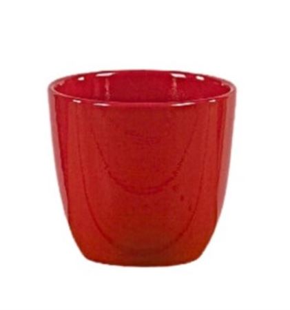 Vasi Ceramica. Rosso D.7 H.6cm