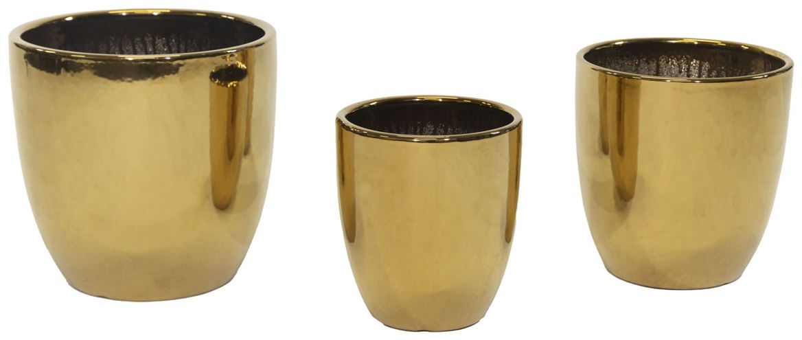 Vasi Ceramica. Tris Emperor Gold D19/29h25/30cm