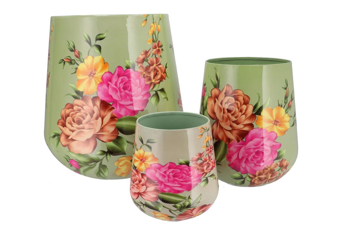 Vasi Ceramica. Trsi June Summer Green 22x23cm/30x3