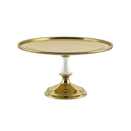 Wedd. Alzata Piccola Oro E Avorio H.16cm