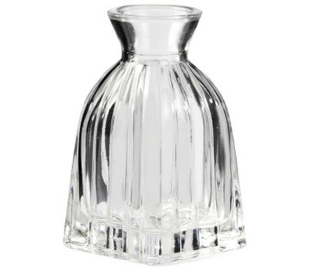 Wedd. Bottiglia Conica D5h11cm Trasparente