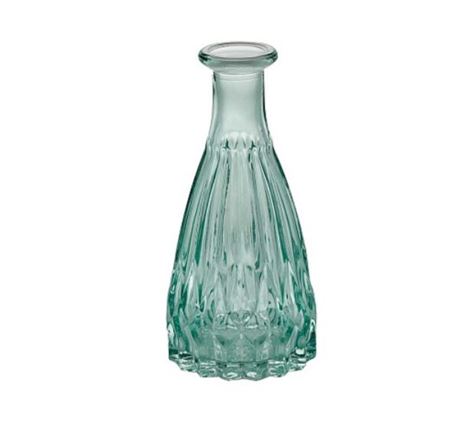 Wedd. Bottiglia Vetro D.7 H.14.5cm - Cel. Polvere