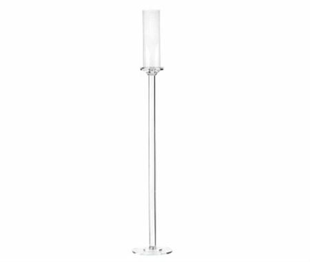 Wedd. Candeliere D12h70cm - Trasparente