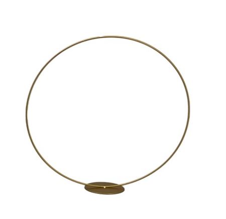 Wedd. Cerchio Oro Su Piedistallo D30