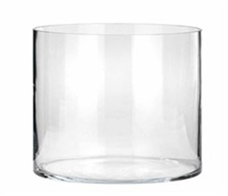Wedd. Cilindro Vetro D.15 H.20cm