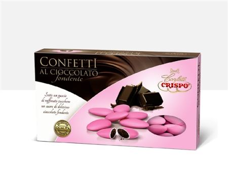 Wedd. Confetti Al Cioccolato Fondente Rosa - 1kg