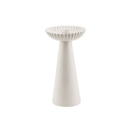 Wedd. Portacandela Metallo H24 D13cm - Avorio