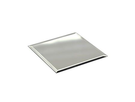 Wedd. Specchio Vetro Quadrato H.4 L.25x25cm