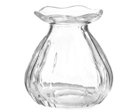 Wedd. Vasettino Vetro Tulipano D6.5 H8.5cm