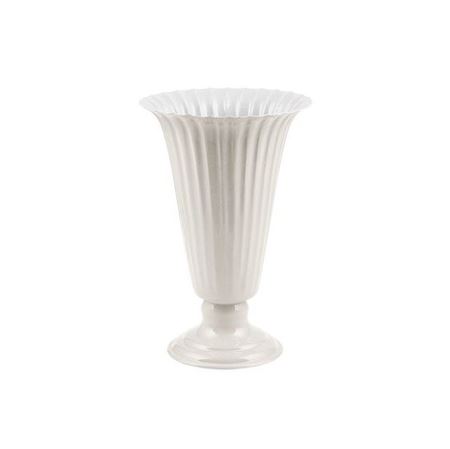 Wedd. Vaso Metallo H24 D16cm - Avorio