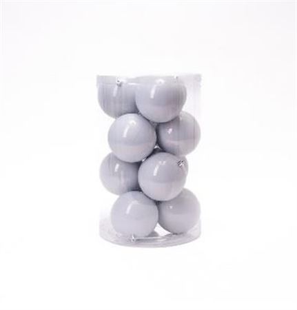 Xmas. Box 2 Sfere D.12cm - Bianco