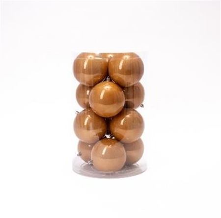 Xmas. Box 2 Sfere D.12cm - Tortora