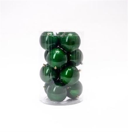 Xmas. Box 2 Sfere D.12cm - Verde Foresta