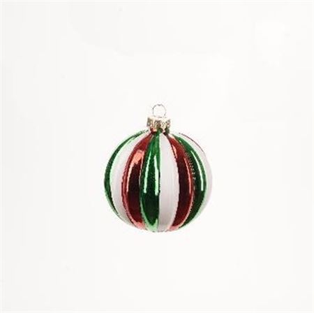 Xmas. Box Sfera Vetro Circus 15cm
