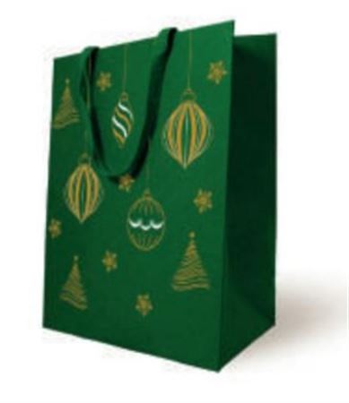 Xmas. Buste Eclatant 25x13h33cm 10pz - Verde