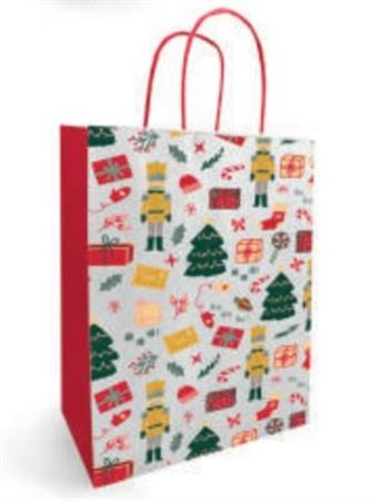 Xmas. Buste Noella Large 34x10x39cm 50pz - Red