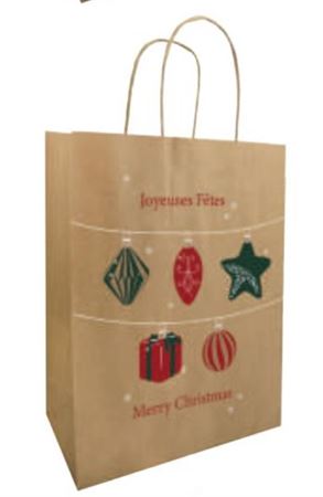 Xmas. Buste Parure Medium 26x12h32 50pz - Natur.
