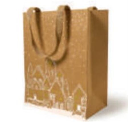Xmas. Buste Sylvestre 18x10h23cm 10pz - Natural