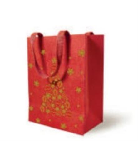 Xmas. Buste Veillèe 18x10h23cm 10pz - Red