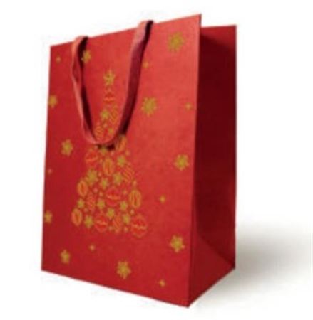 Xmas. Buste Veillèe 25x13h33cm 10pz - Red