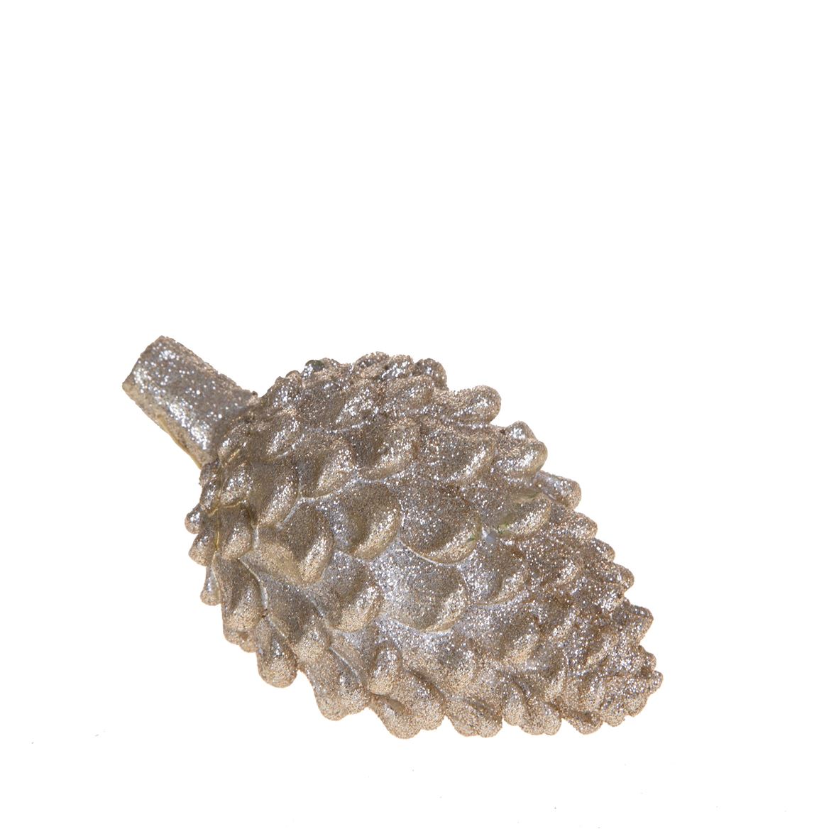 Xmas. Decoro Pigna 12xh7 Cm - Champagne
