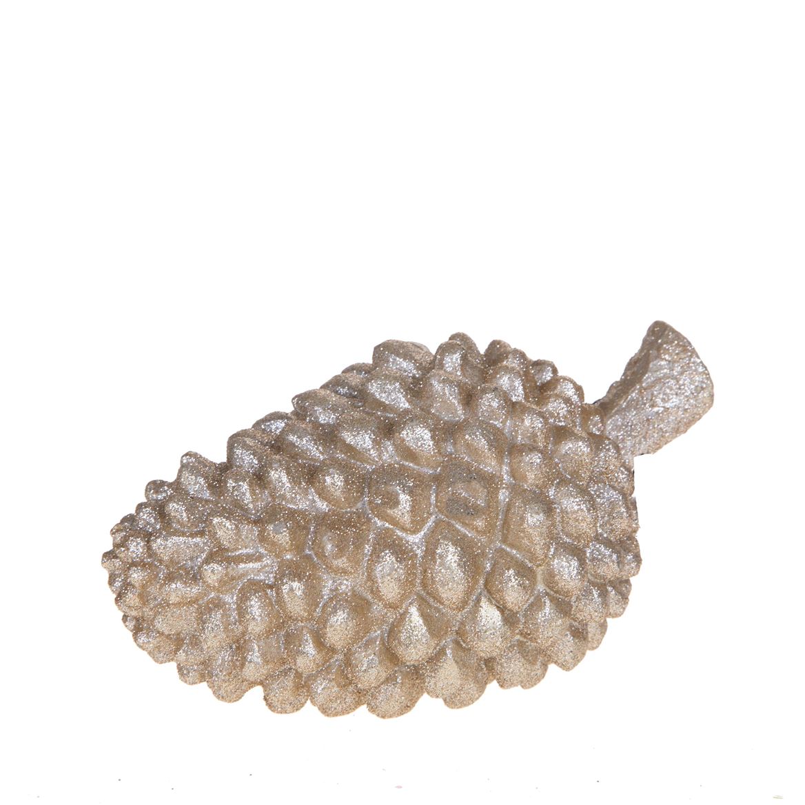 Xmas. Decoro Pigna 18xh10 Cm - Champagne