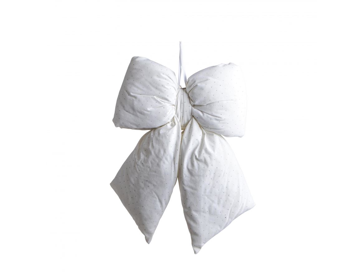 Xmas. Fiocco Natale 40xh.48 Cm - White
