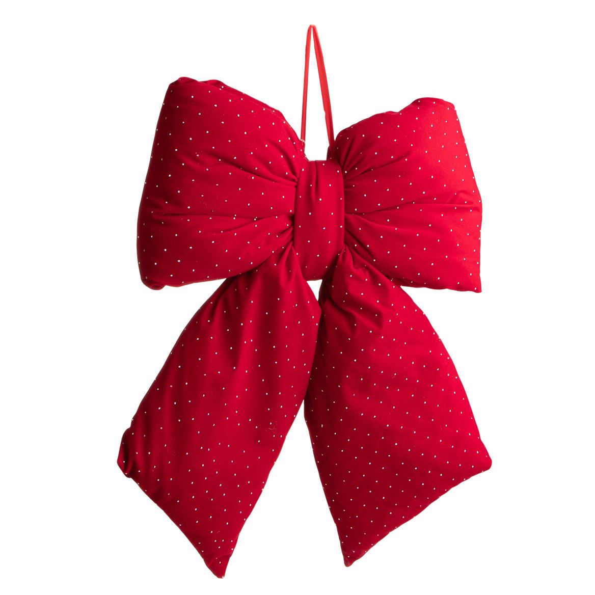 Xmas. Fiocco Natale 50xh.65 Cm - Red Burgundy
